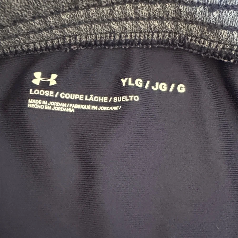 Under Armour Boys Navy & Blue Performance Shorts Size Large - Picture 3 of 9